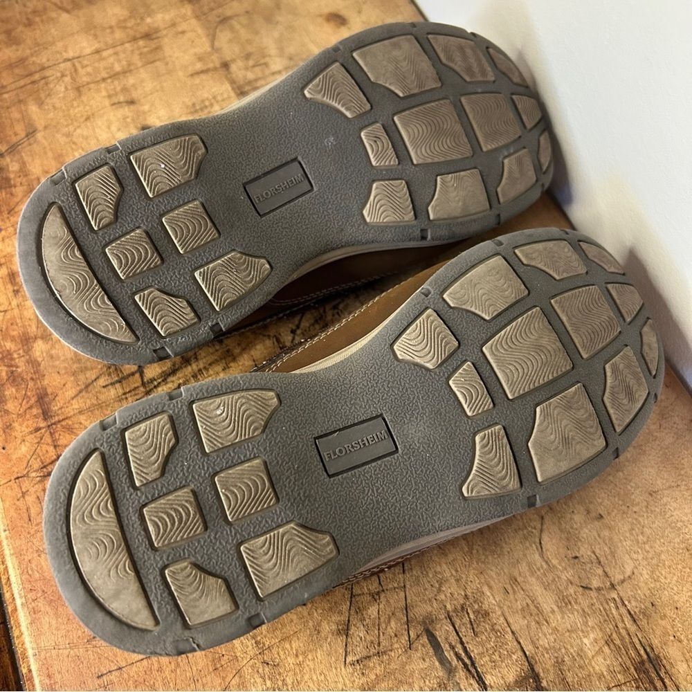 Florsheim kids brown leather loafers shoes boys sz 5 - Picture 11 of 14